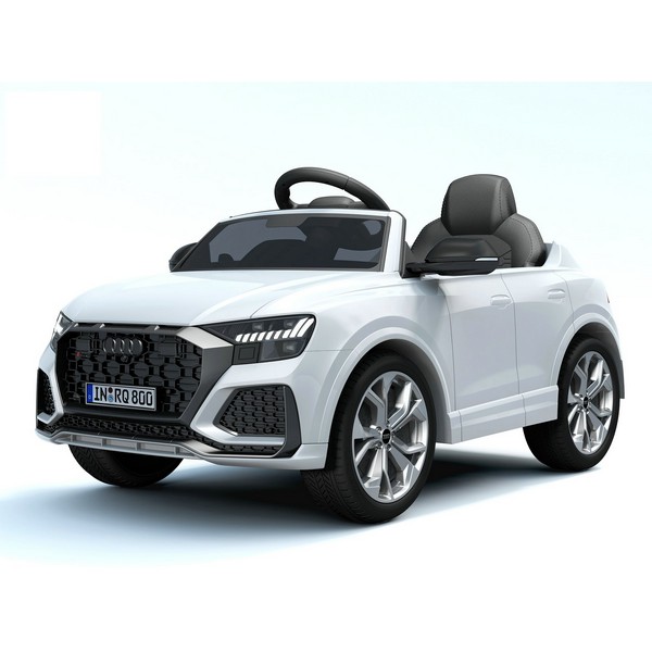 Продукт Акумулаторен джип  Audi RS Q8 12V с меки гуми и кожена седалка - 0 - BG Hlapeta